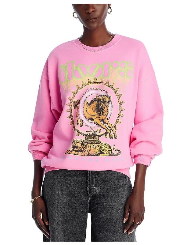 The Doors Womens Crewneck Printed Sweatshirt